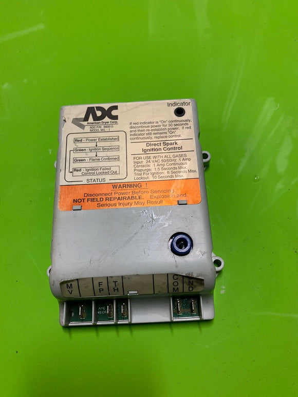 Adc Dryer Ignition Box  Used - Direct Laundry System