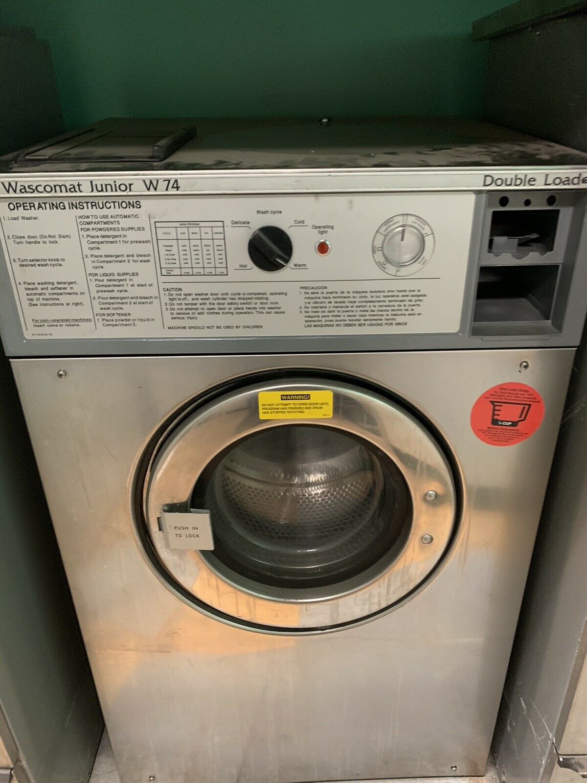 Wascomat Washer W74 Refurbished 110 V - Whole Machine – Direct Laundry  System