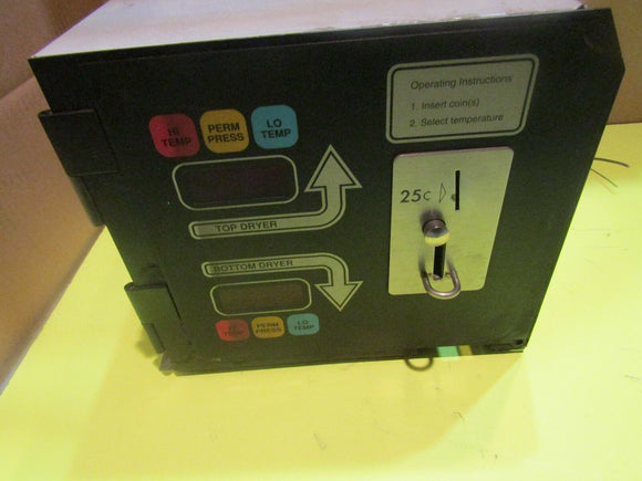 Used ADC Dryer Control Tray /Computer / Coin Drop/ Relay - Direct Laundry System
